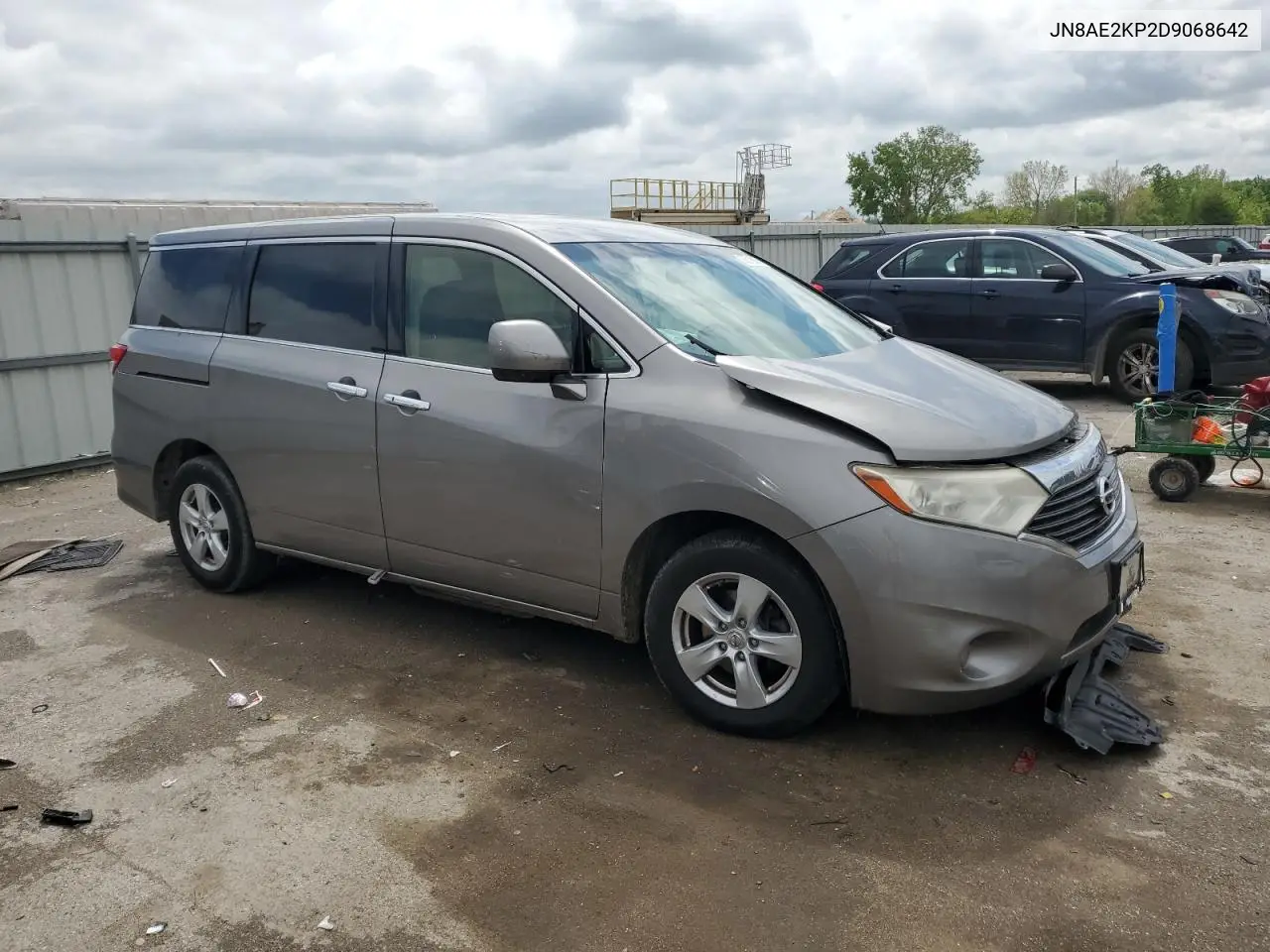 2013 Nissan Quest S VIN: JN8AE2KP2D9068642 Lot: 55512615