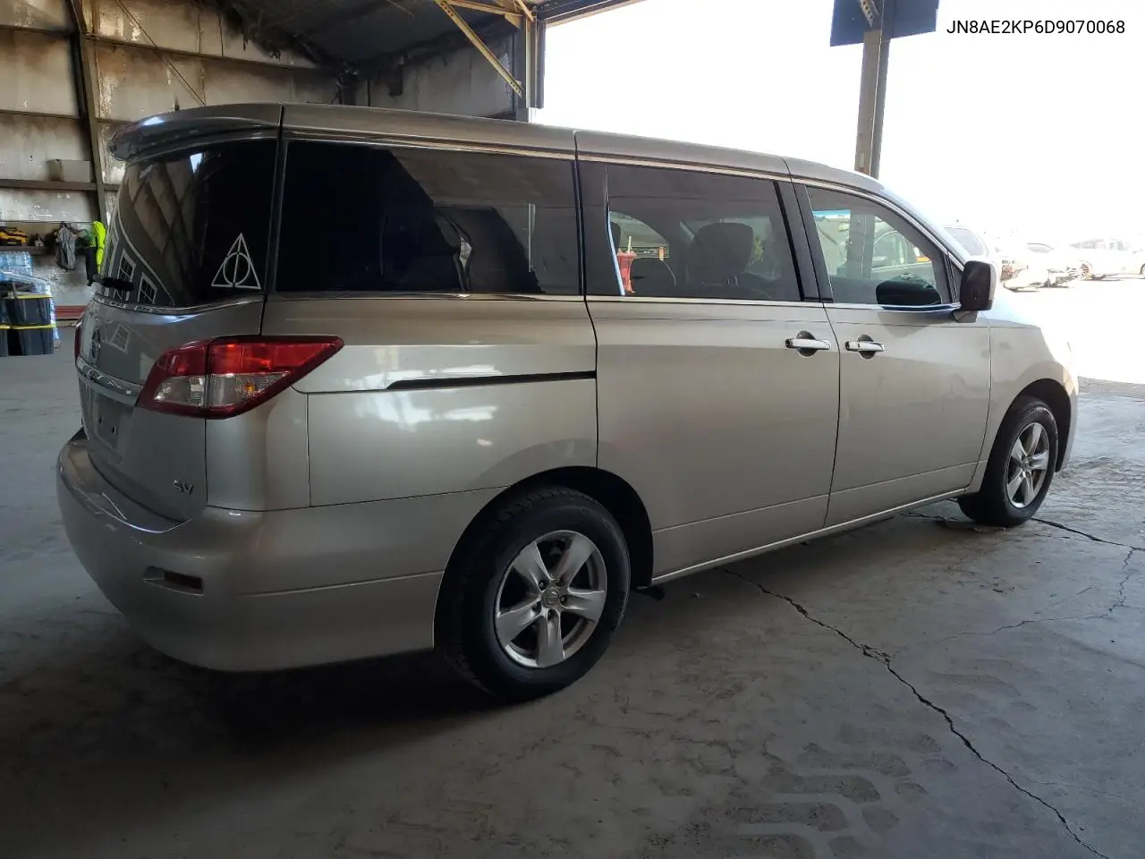 2013 Nissan Quest S VIN: JN8AE2KP6D9070068 Lot: 56397695
