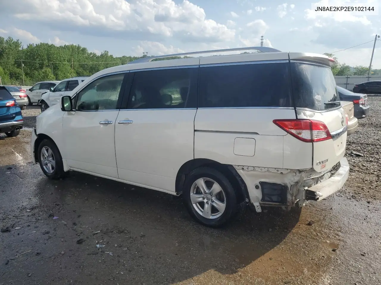 2014 Nissan Quest S VIN: JN8AE2KP2E9102144 Lot: 54987275