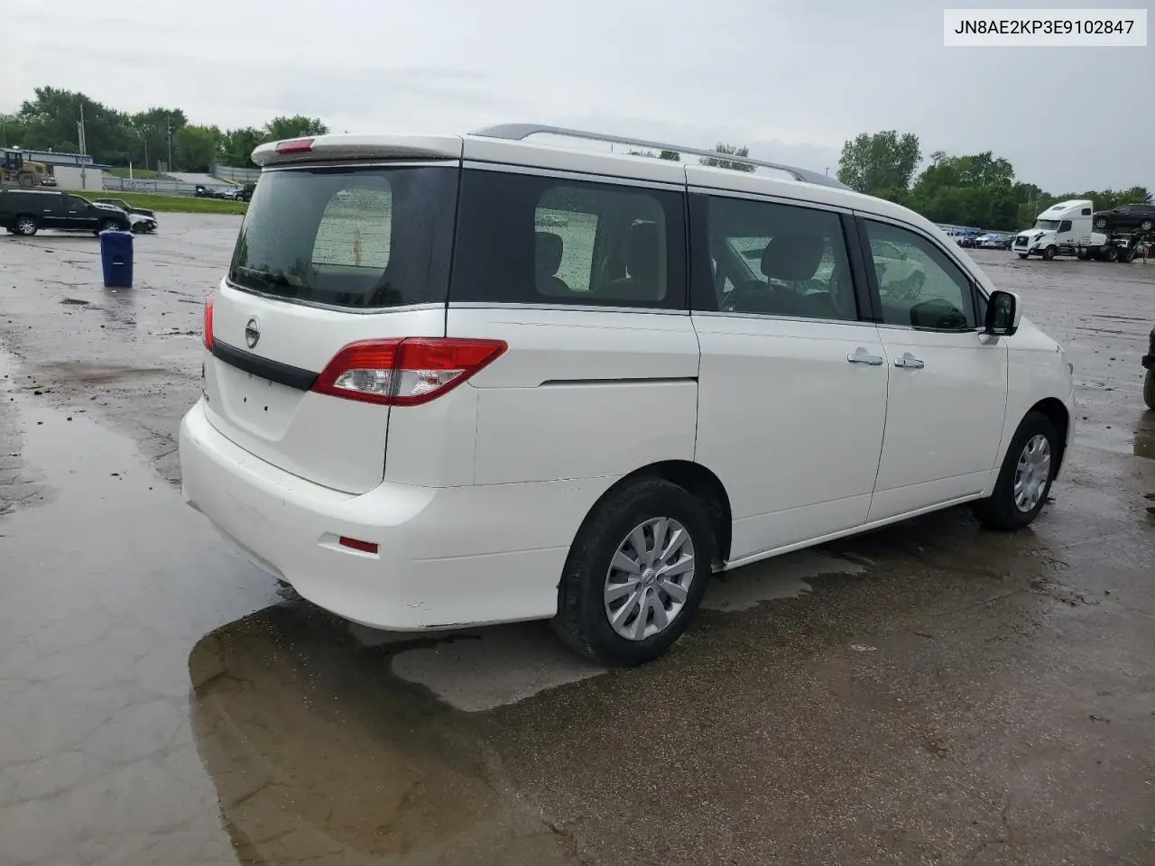 2014 Nissan Quest S VIN: JN8AE2KP3E9102847 Lot: 55526755
