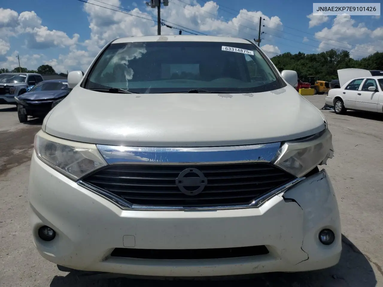2014 Nissan Quest S VIN: JN8AE2KP7E9101426 Lot: 63314875