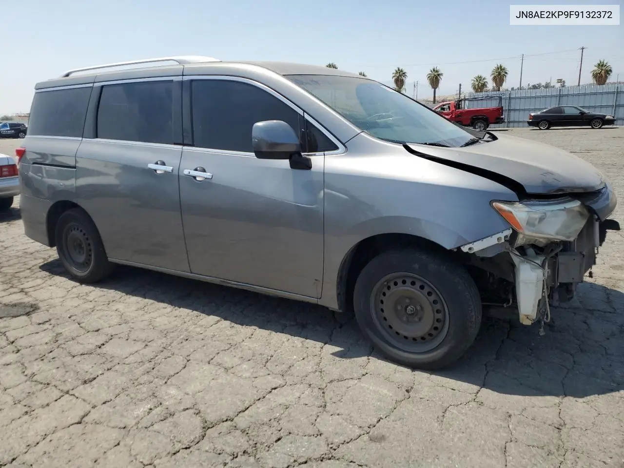 2015 Nissan Quest S VIN: JN8AE2KP9F9132372 Lot: 61830085