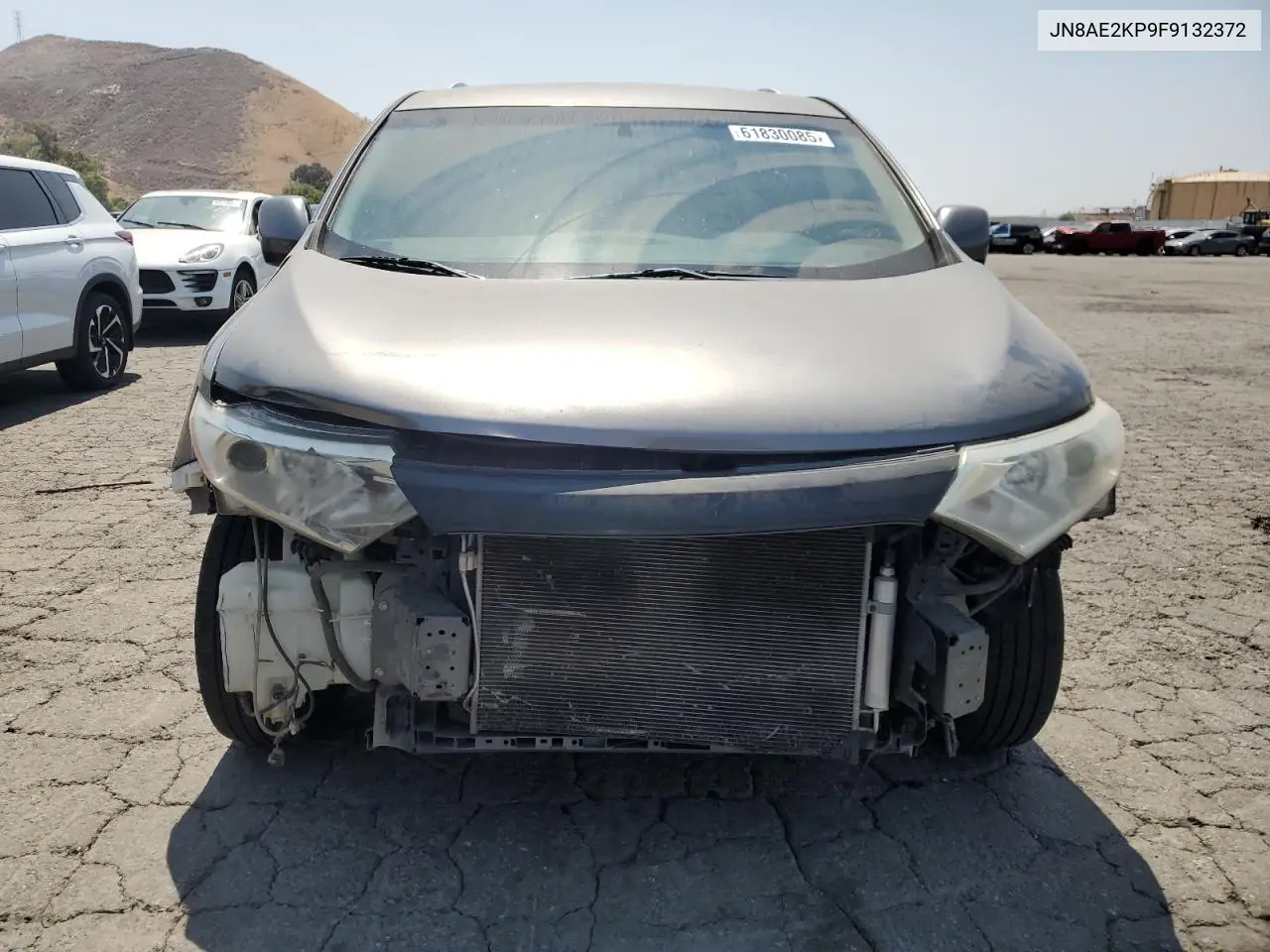 2015 Nissan Quest S VIN: JN8AE2KP9F9132372 Lot: 61830085