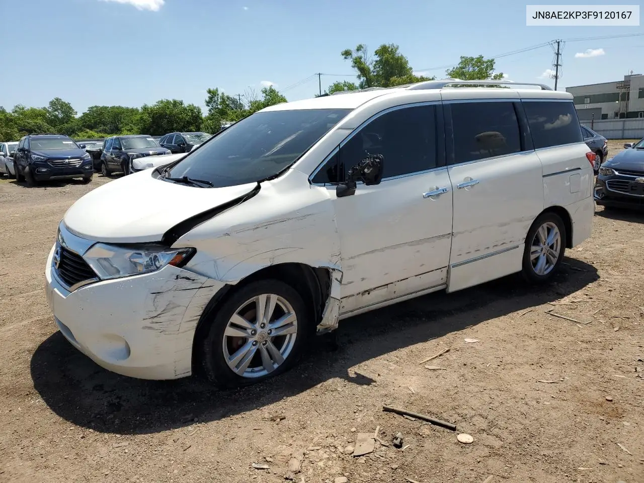 2015 Nissan Quest S VIN: JN8AE2KP3F9120167 Lot: 61931085