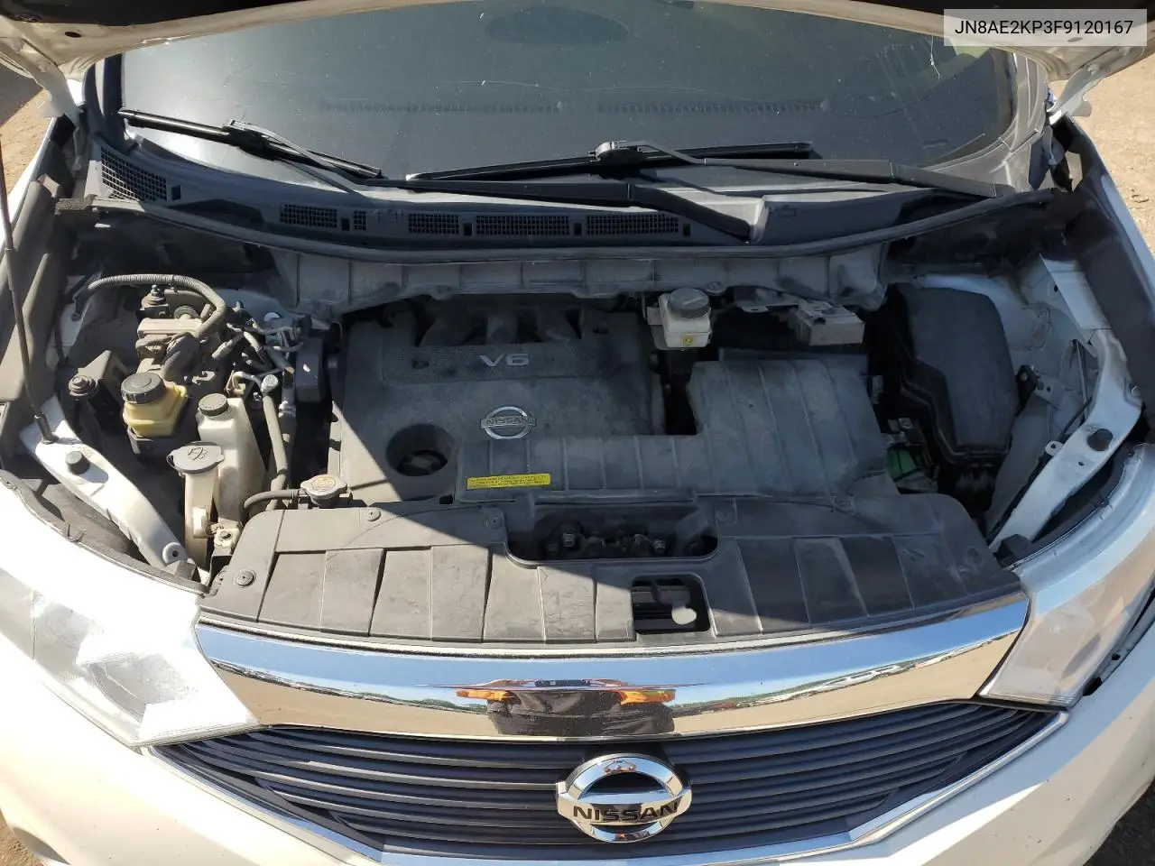 2015 Nissan Quest S VIN: JN8AE2KP3F9120167 Lot: 61931085