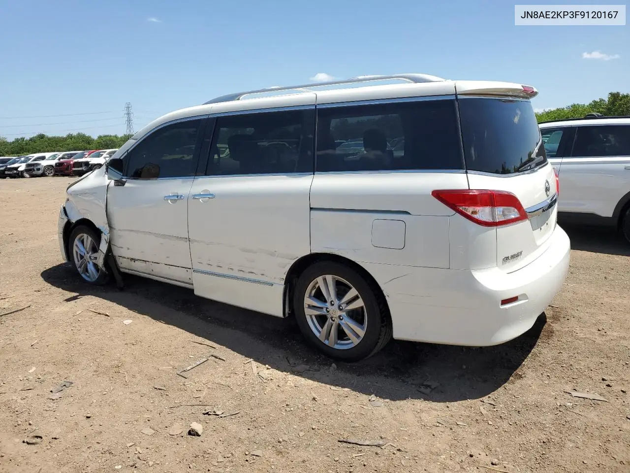 2015 Nissan Quest S VIN: JN8AE2KP3F9120167 Lot: 61931085