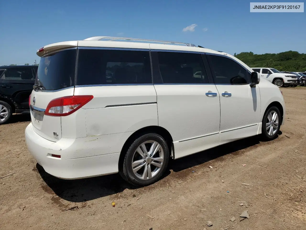 2015 Nissan Quest S VIN: JN8AE2KP3F9120167 Lot: 61931085