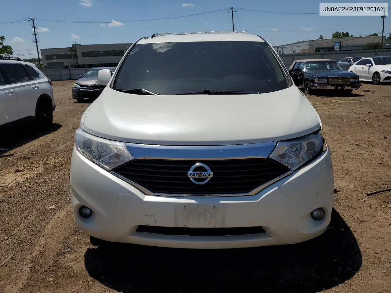 2015 Nissan Quest S VIN: JN8AE2KP3F9120167 Lot: 61931085
