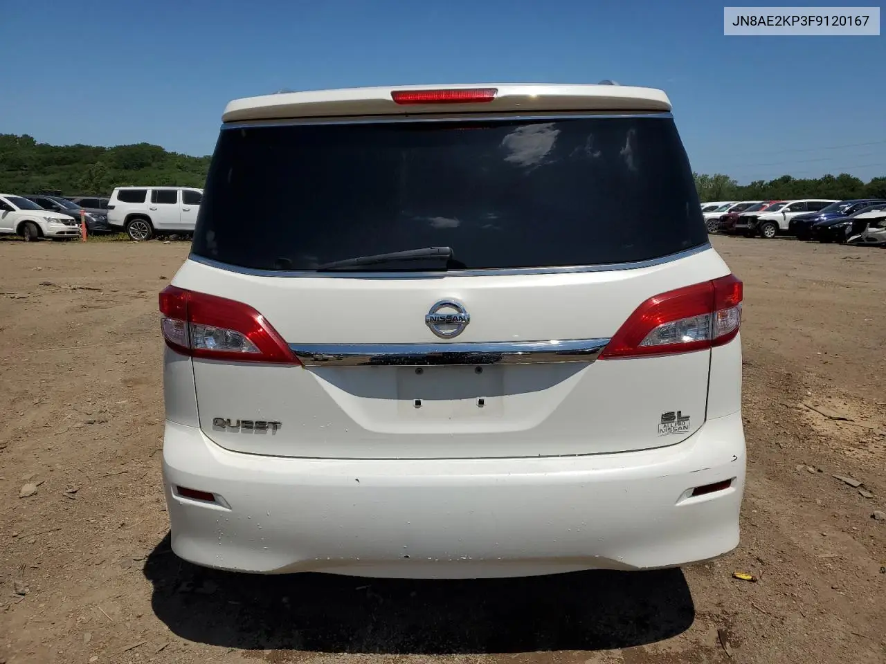 2015 Nissan Quest S VIN: JN8AE2KP3F9120167 Lot: 61931085