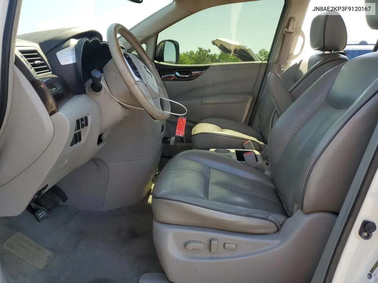 2015 Nissan Quest S VIN: JN8AE2KP3F9120167 Lot: 61931085