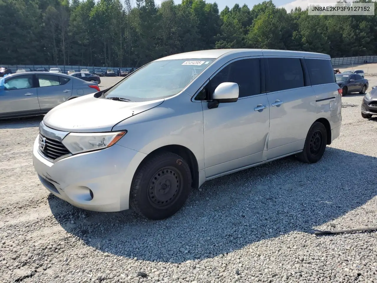 2015 Nissan Quest S VIN: JN8AE2KP3F9127152 Lot: 62454295