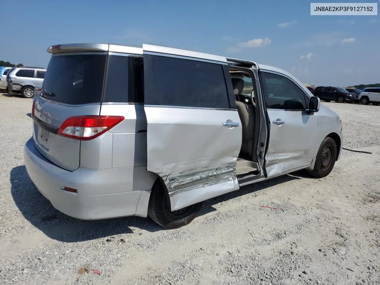 2015 Nissan Quest S VIN: JN8AE2KP3F9127152 Lot: 62454295