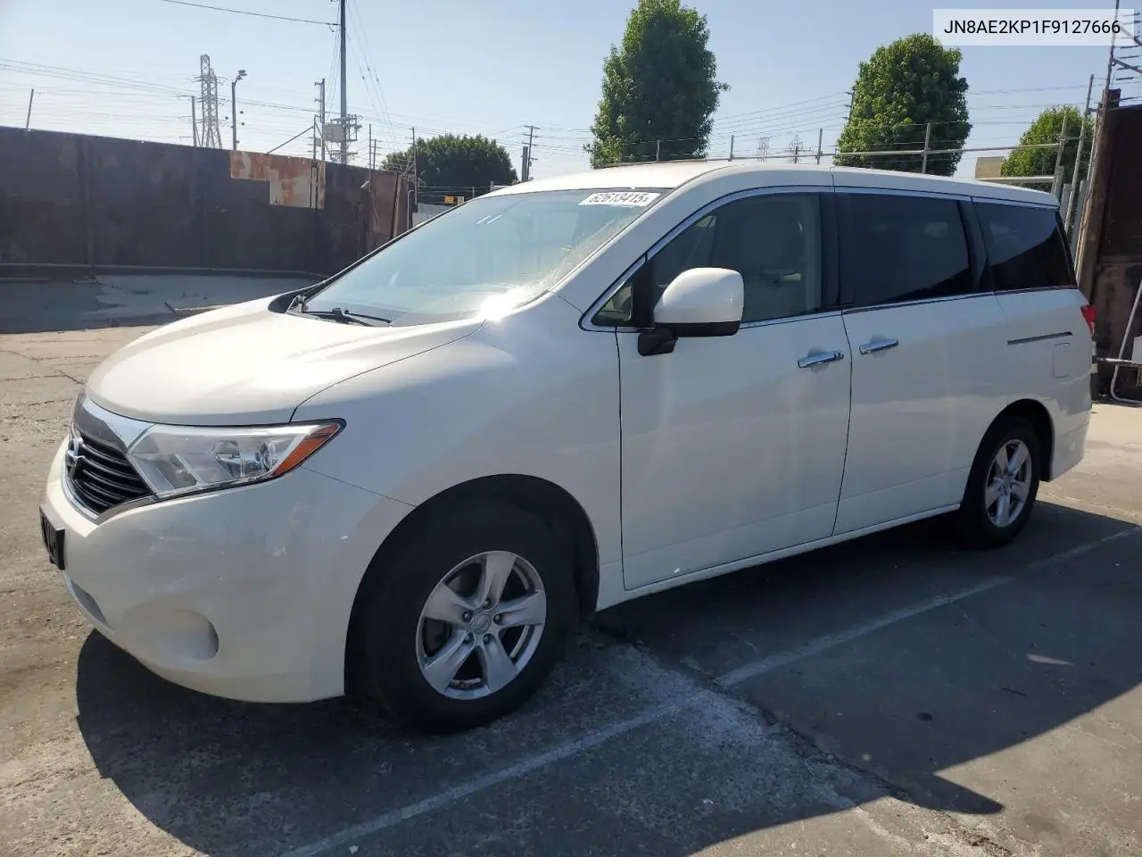 2015 Nissan Quest S VIN: JN8AE2KP1F9127666 Lot: 62613415