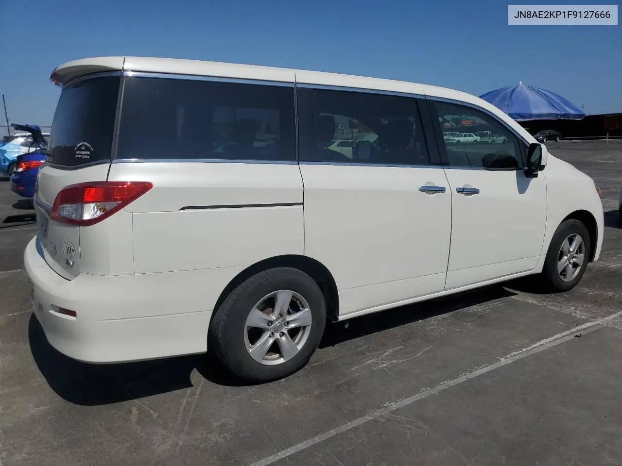 2015 Nissan Quest S VIN: JN8AE2KP1F9127666 Lot: 62613415