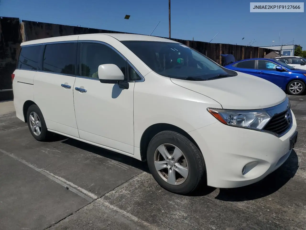 2015 Nissan Quest S VIN: JN8AE2KP1F9127666 Lot: 62613415