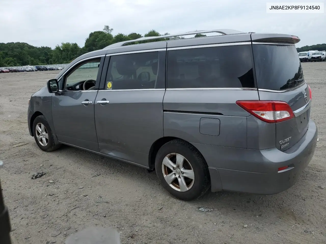 2015 Nissan Quest S VIN: JN8AE2KP8F9124540 Lot: 63100095
