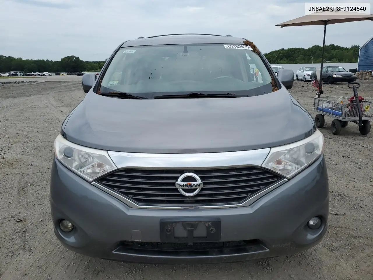 2015 Nissan Quest S VIN: JN8AE2KP8F9124540 Lot: 63100095