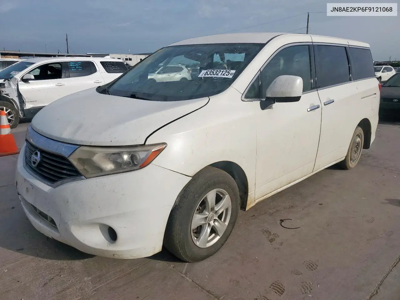 2015 Nissan Quest S VIN: JN8AE2KP6F9121068 Lot: 63532125