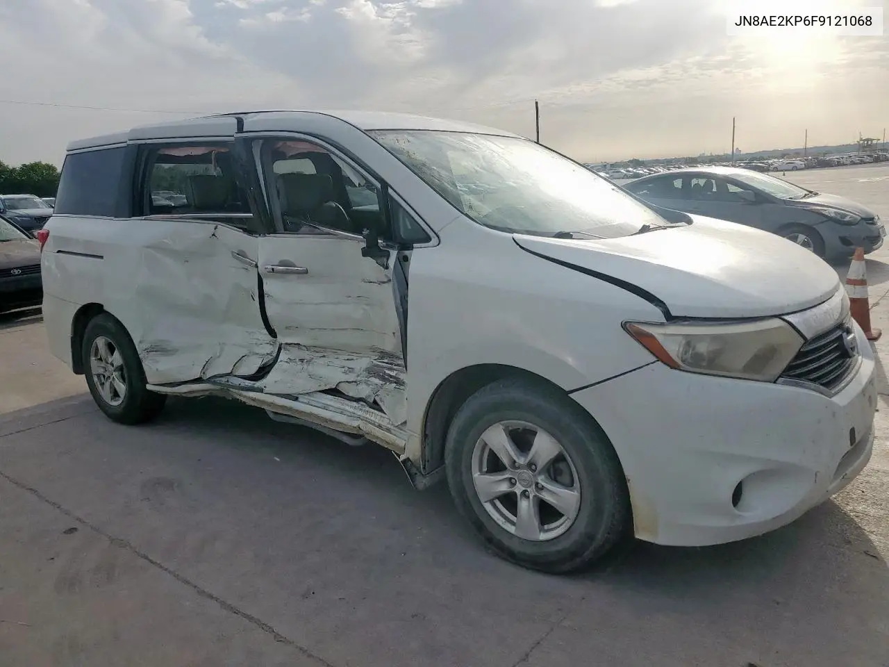 2015 Nissan Quest S VIN: JN8AE2KP6F9121068 Lot: 63532125