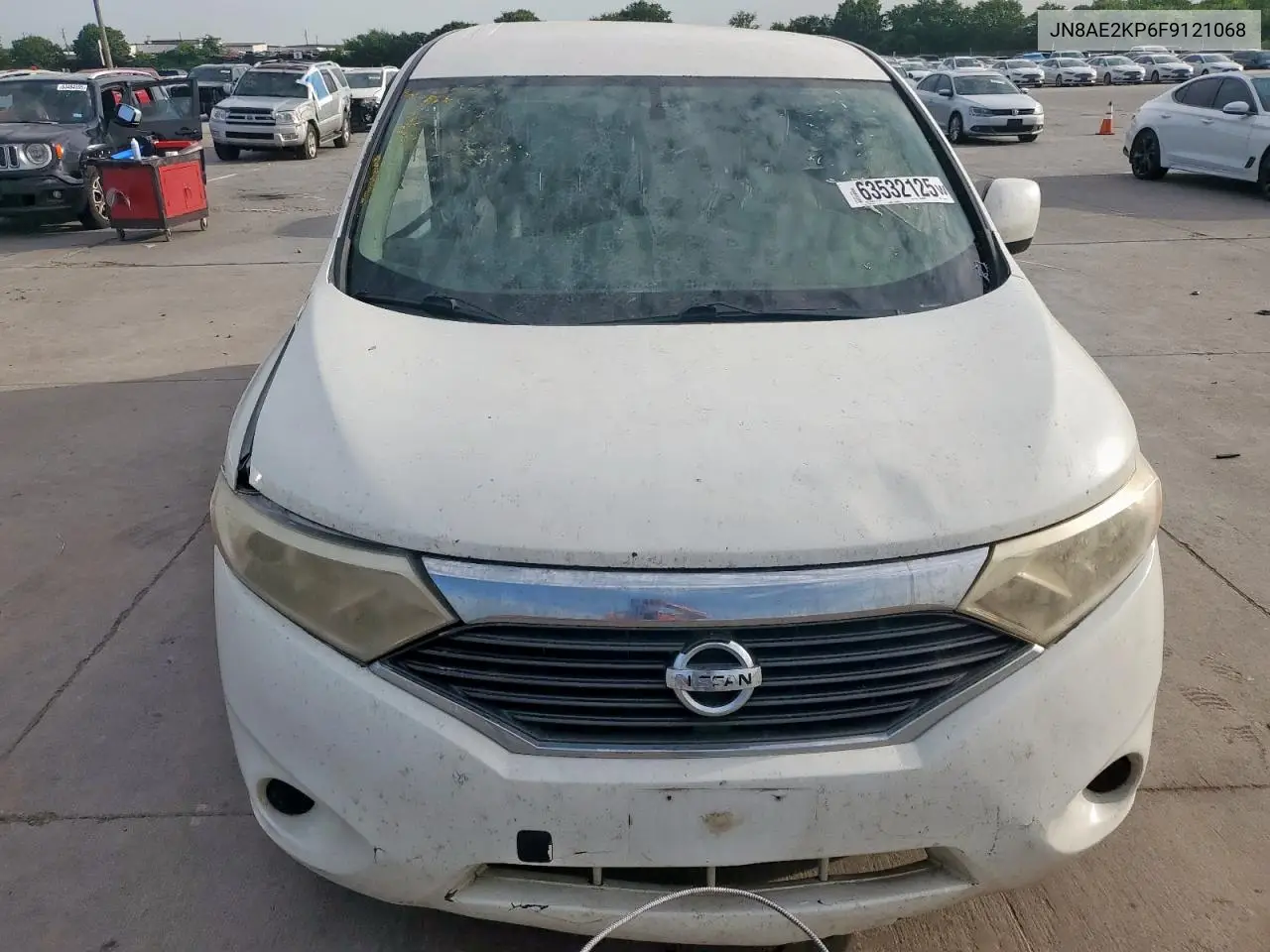 2015 Nissan Quest S VIN: JN8AE2KP6F9121068 Lot: 63532125