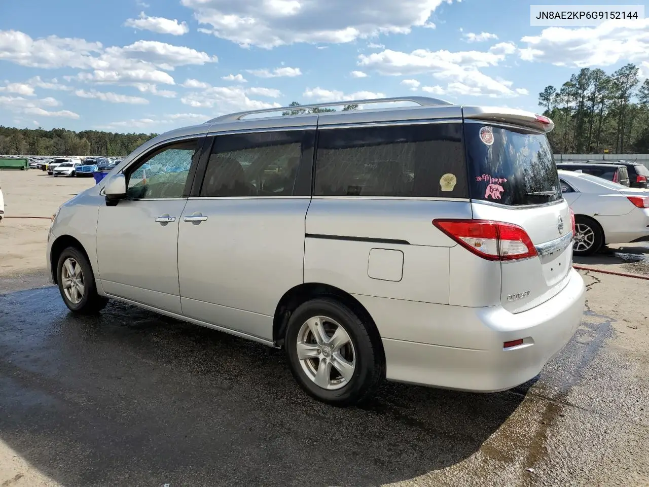 2016 Nissan Quest S VIN: JN8AE2KP6G9152144 Lot: 50235115