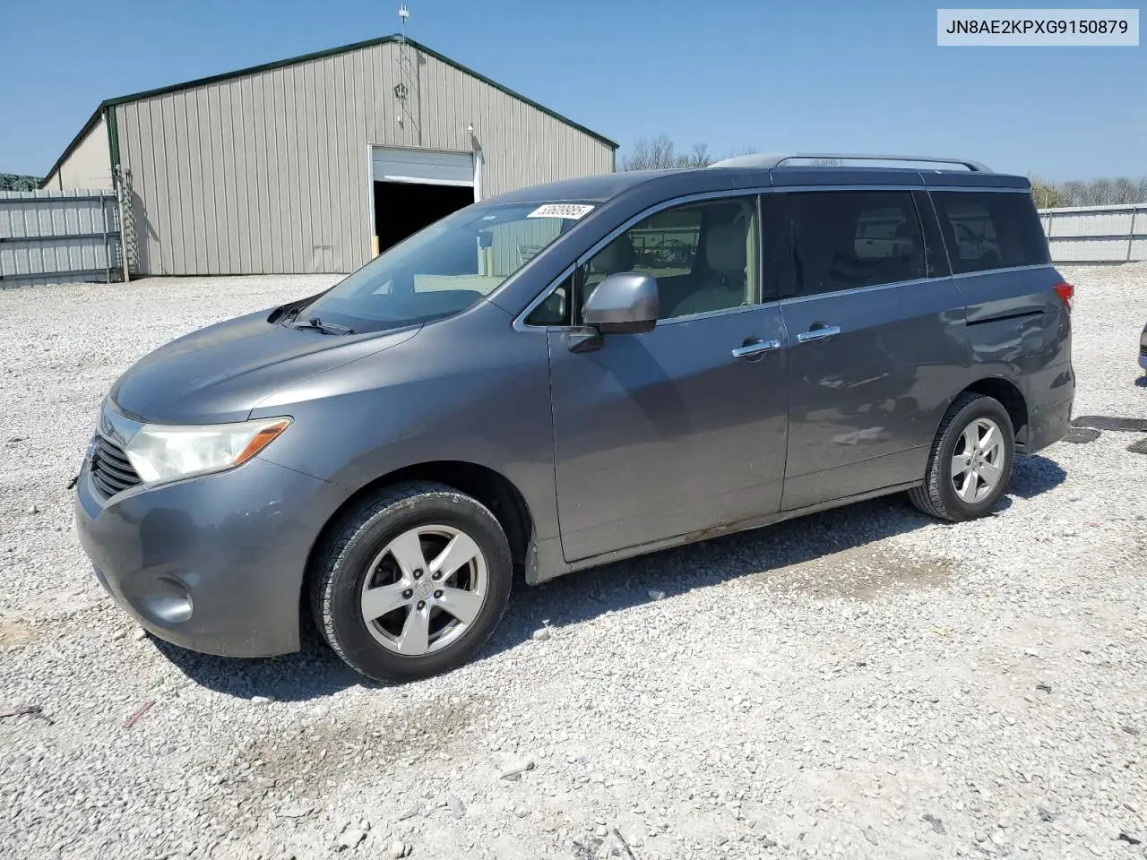 2016 Nissan Quest S VIN: JN8AE2KPXG9150879 Lot: 53609985