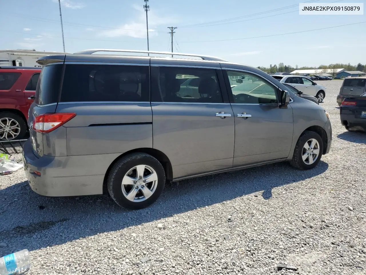 2016 Nissan Quest S VIN: JN8AE2KPXG9150879 Lot: 53609985