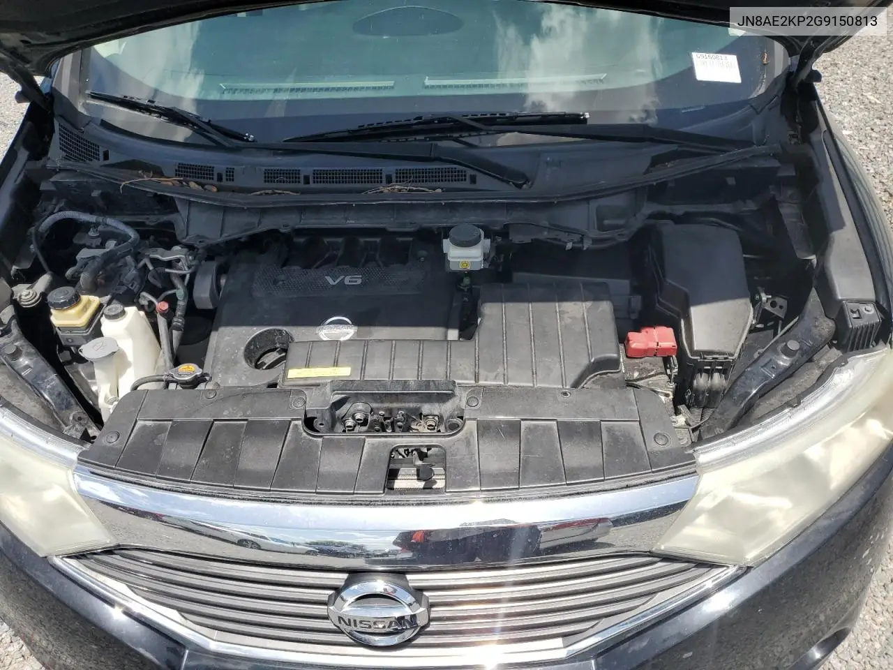 2016 Nissan Quest S VIN: JN8AE2KP2G9150813 Lot: 63040705