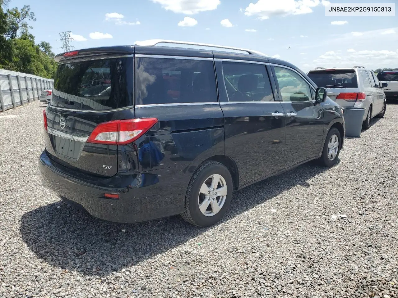 2016 Nissan Quest S VIN: JN8AE2KP2G9150813 Lot: 63040705