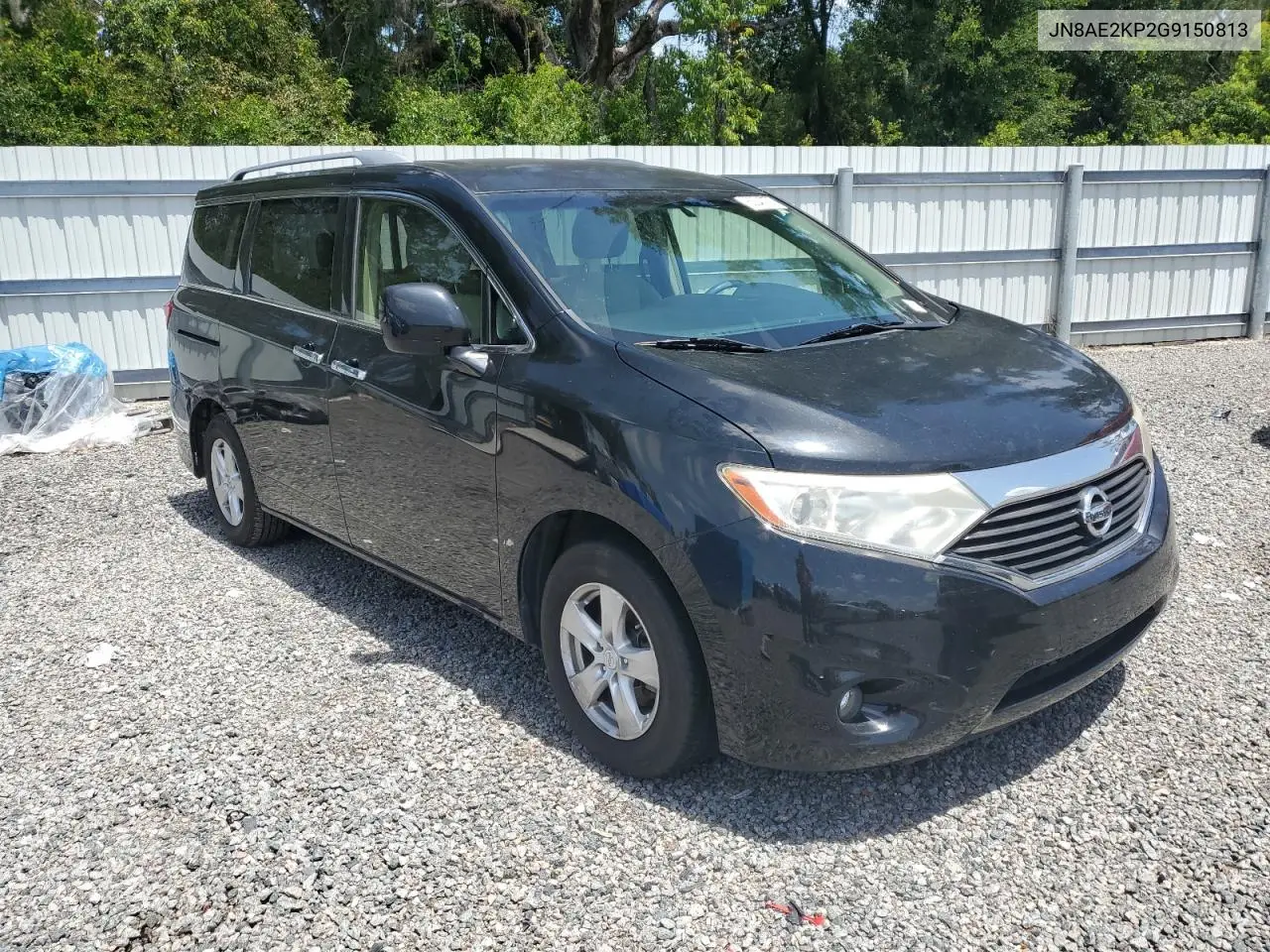 2016 Nissan Quest S VIN: JN8AE2KP2G9150813 Lot: 63040705