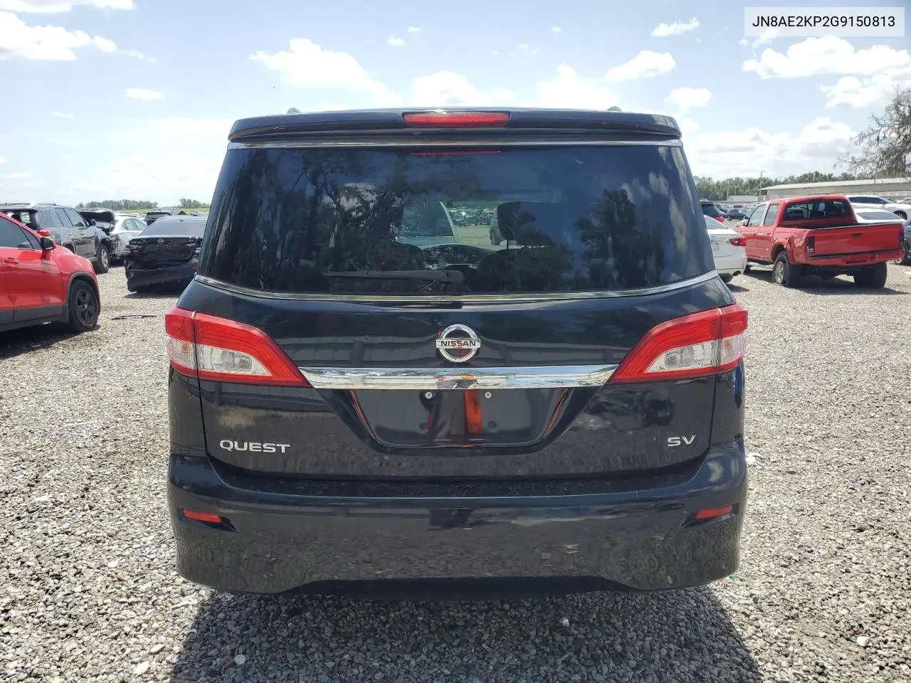 2016 Nissan Quest S VIN: JN8AE2KP2G9150813 Lot: 63040705