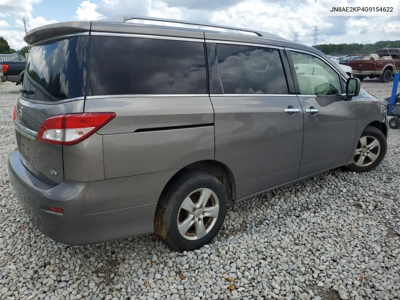 2016 Nissan Quest S VIN: JN8AE2KP4G9154622 Lot: 63148635