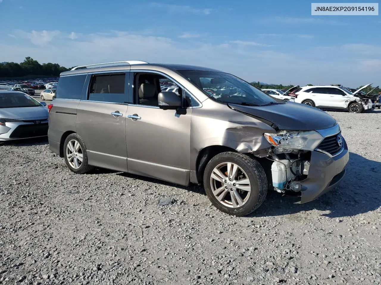 2016 Nissan Quest S VIN: JN8AE2KP2G9154196 Lot: 63467725