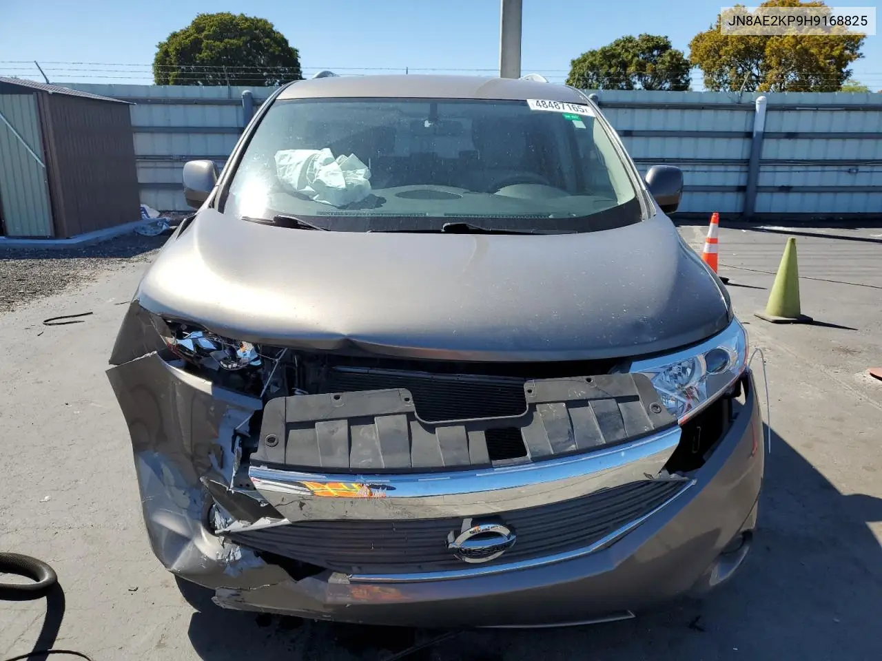 2017 Nissan Quest S VIN: JN8AE2KP9H9168825 Lot: 48487165