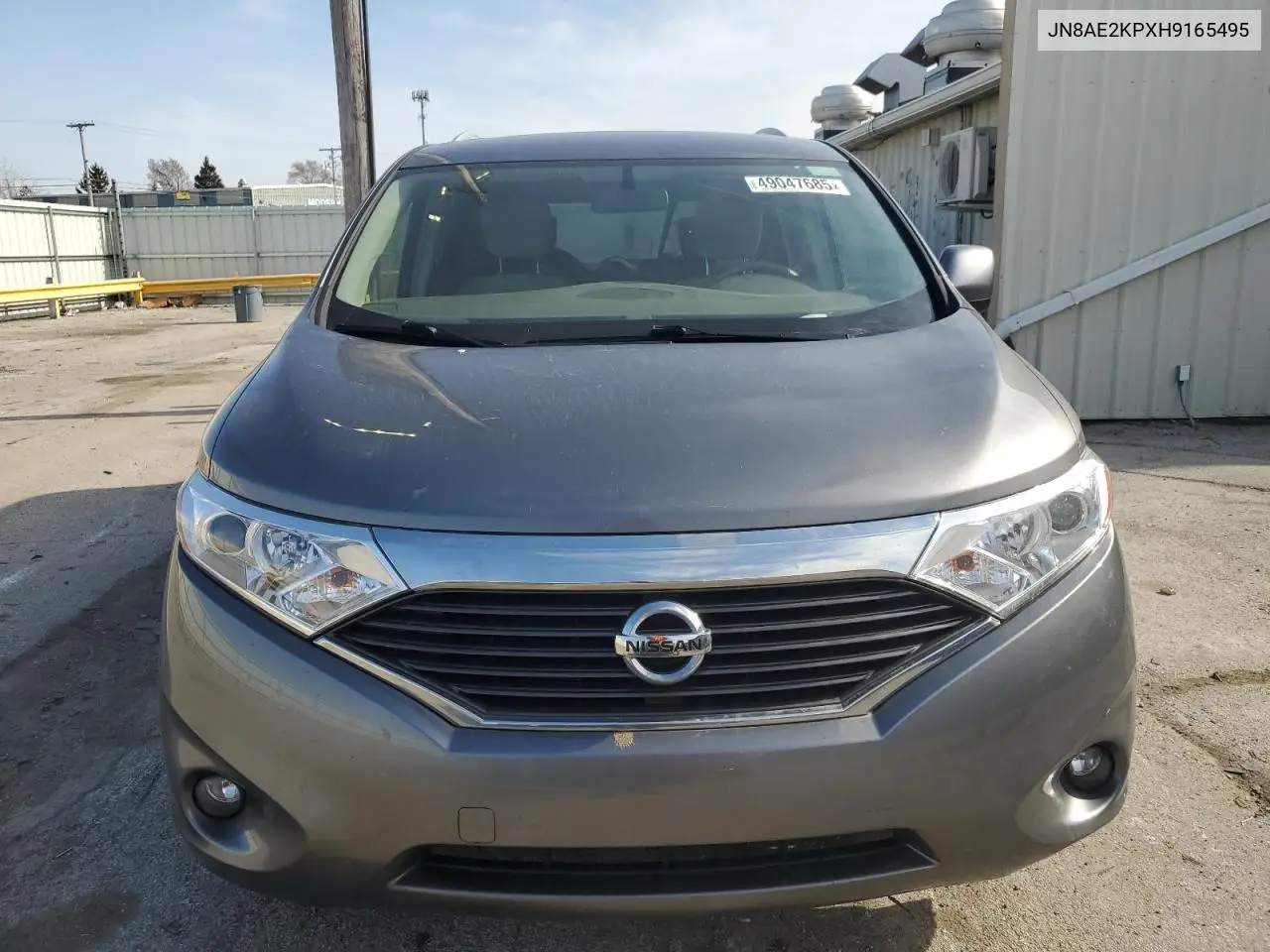 2017 Nissan Quest S VIN: JN8AE2KPXH9165495 Lot: 49047685