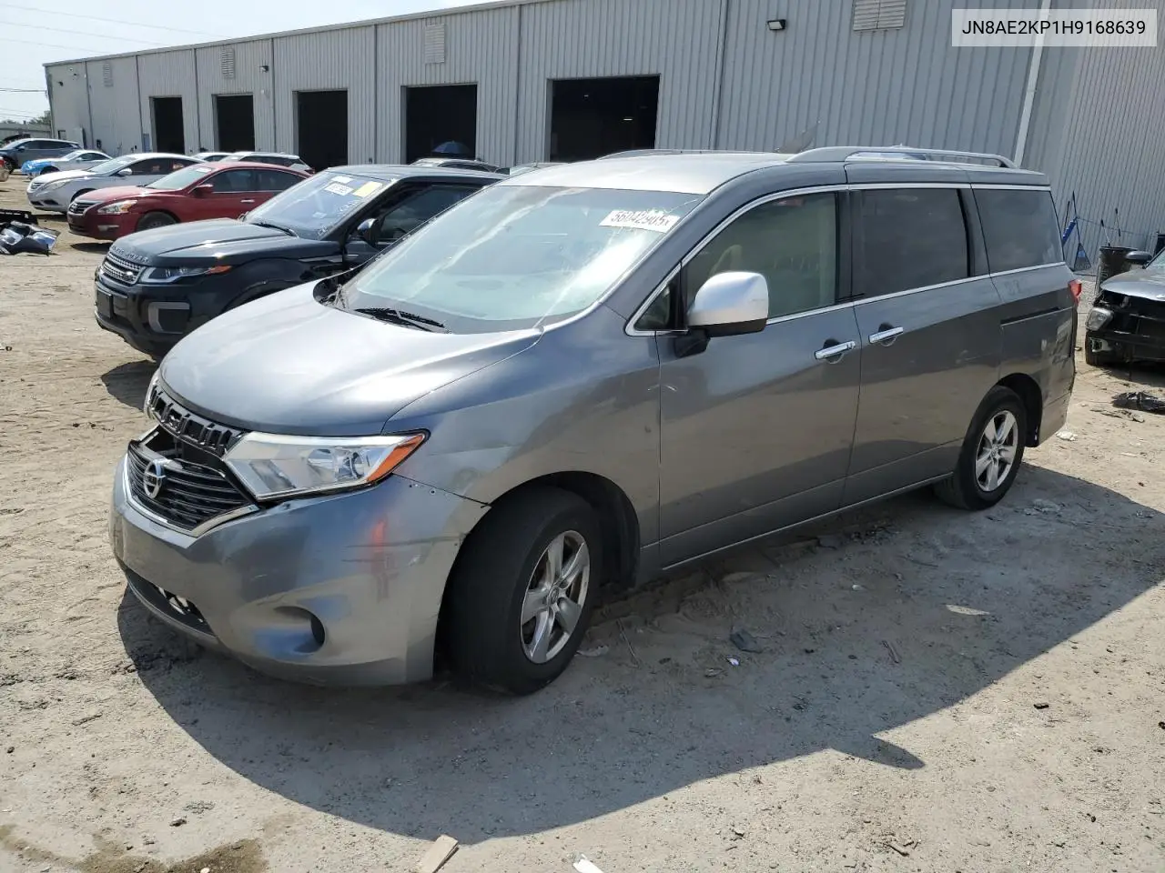 2017 Nissan Quest S VIN: JN8AE2KP1H9168639 Lot: 56042905