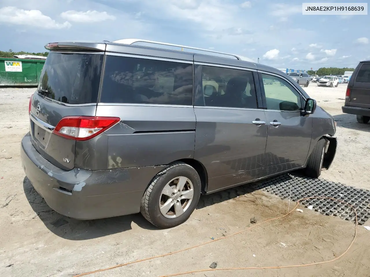 2017 Nissan Quest S VIN: JN8AE2KP1H9168639 Lot: 56042905