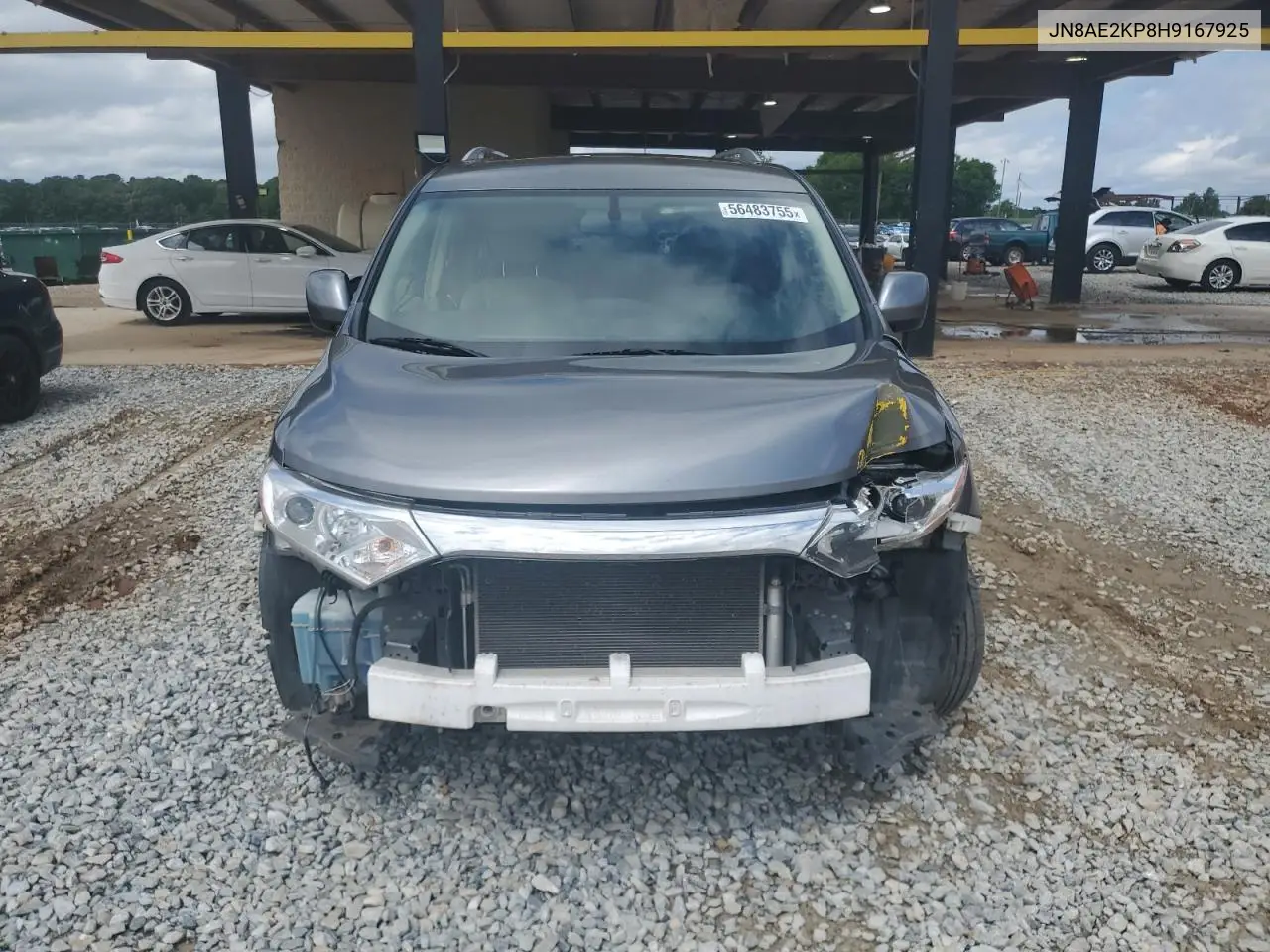 2017 Nissan Quest S VIN: JN8AE2KP8H9167925 Lot: 56483755