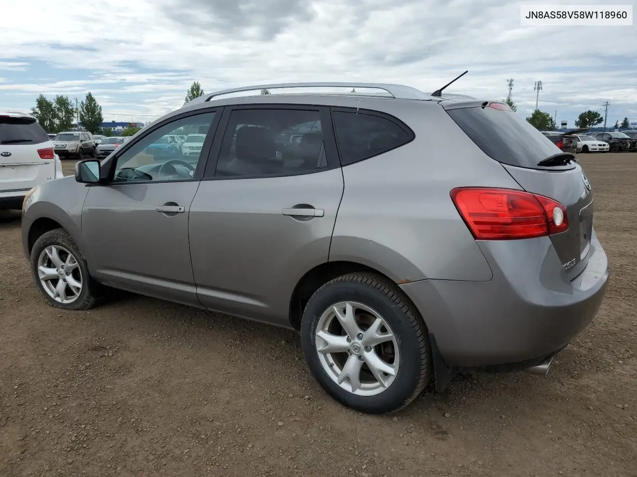 2008 Nissan Rogue S VIN: JN8AS58V58W118960 Lot: 62680085