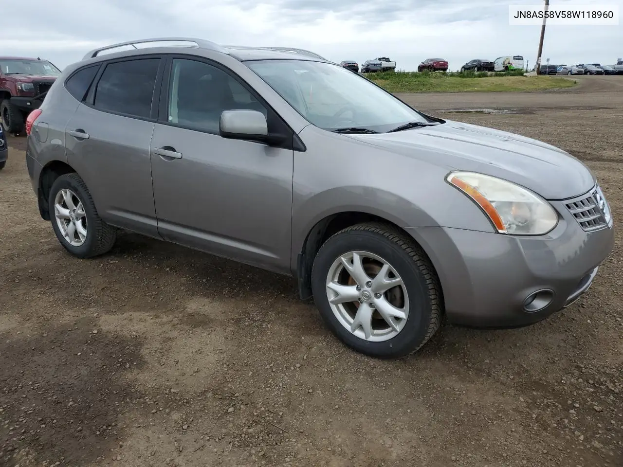 2008 Nissan Rogue S VIN: JN8AS58V58W118960 Lot: 62680085