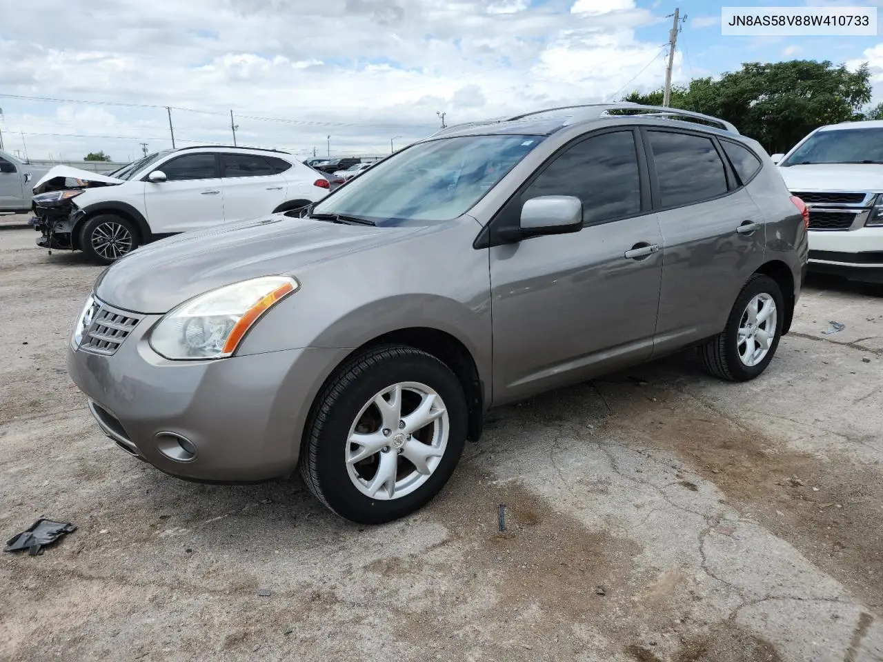 2008 Nissan Rogue S VIN: JN8AS58V88W410733 Lot: 62903845