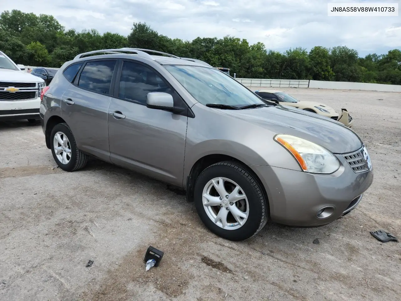 2008 Nissan Rogue S VIN: JN8AS58V88W410733 Lot: 62903845