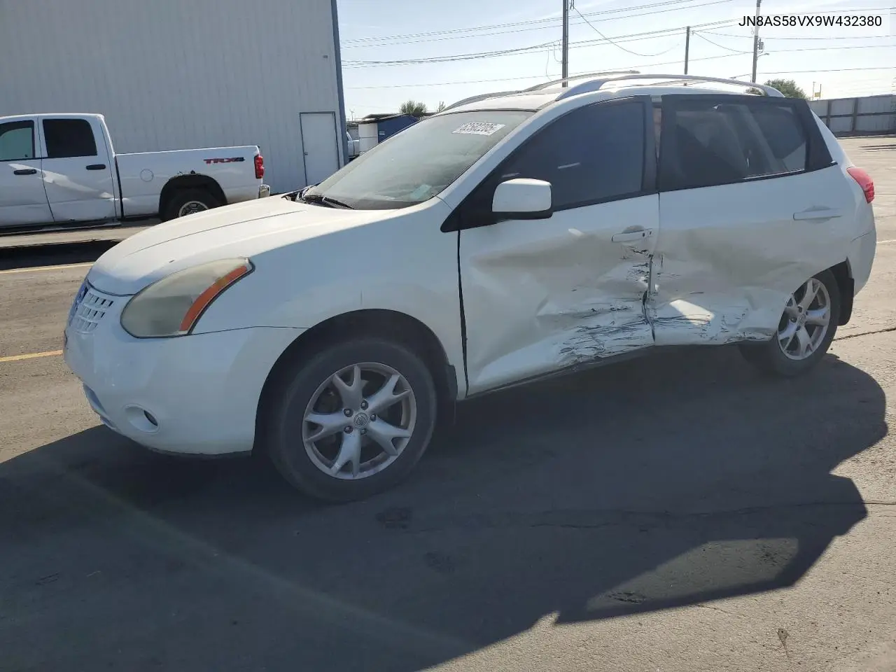 2009 Nissan Rogue S VIN: JN8AS58VX9W432380 Lot: 62502205