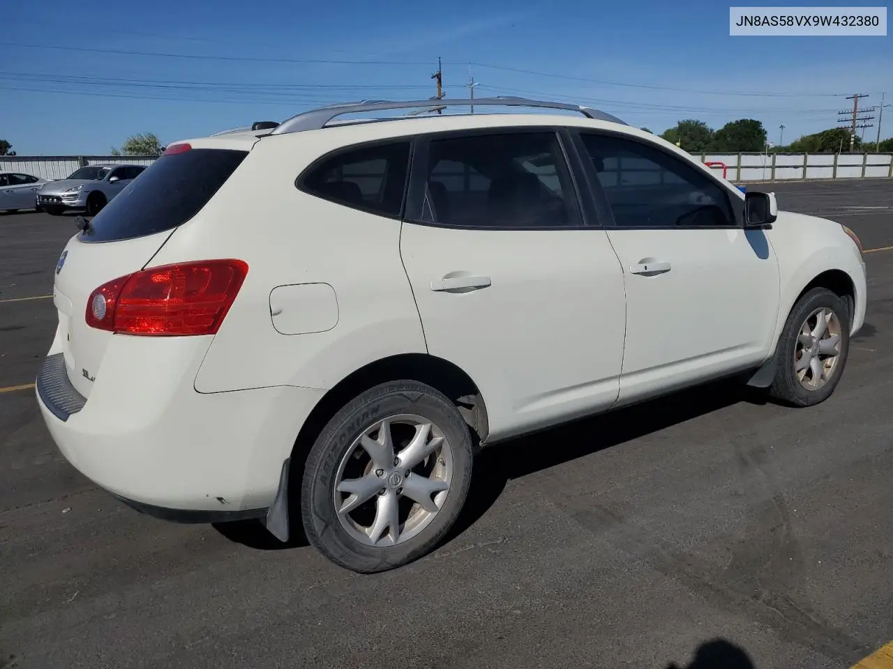 2009 Nissan Rogue S VIN: JN8AS58VX9W432380 Lot: 62502205