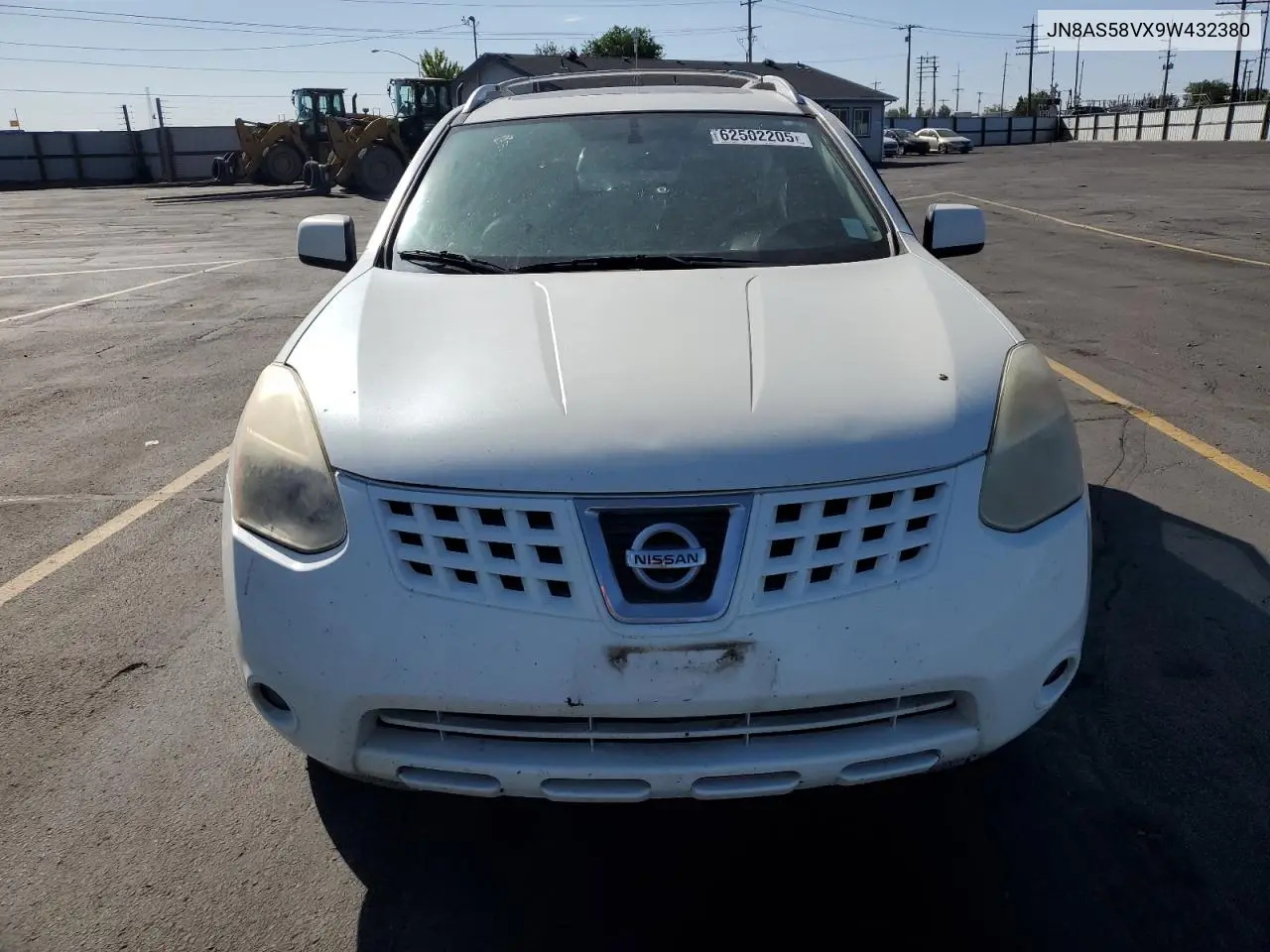 2009 Nissan Rogue S VIN: JN8AS58VX9W432380 Lot: 62502205