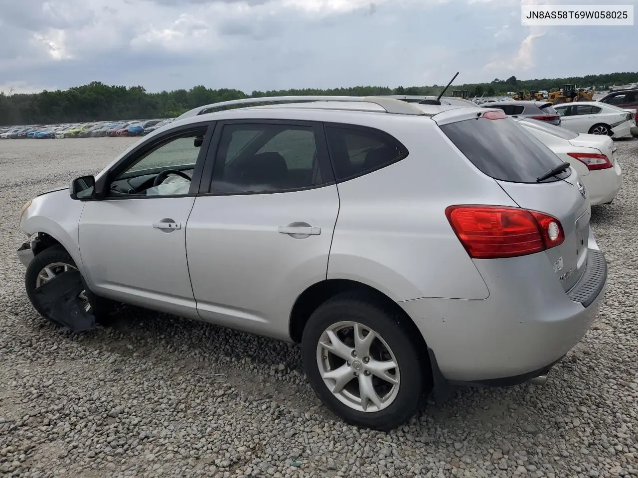 2009 Nissan Rogue S VIN: JN8AS58T69W058025 Lot: 62741455