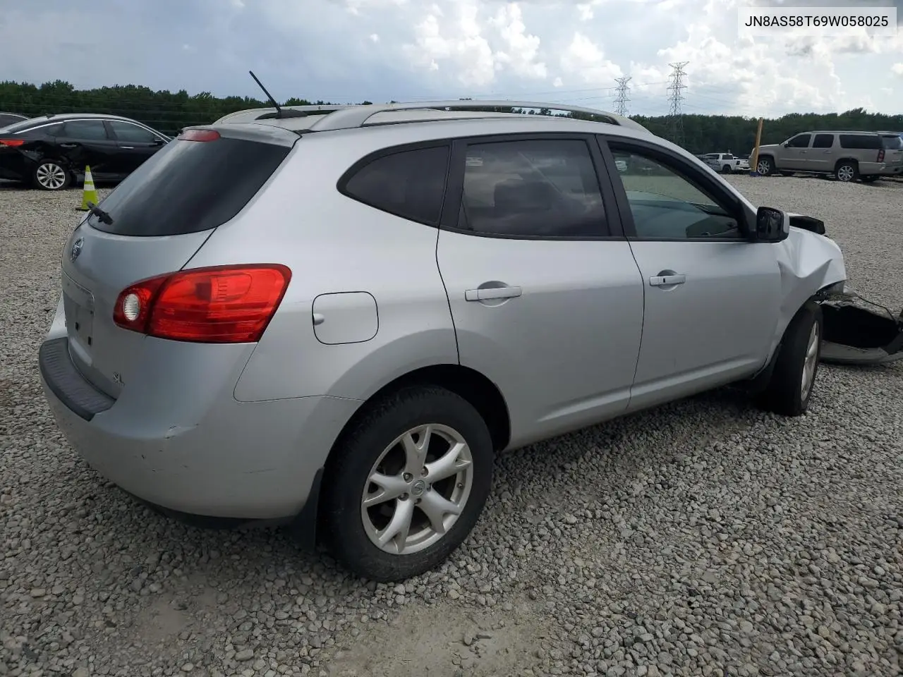 2009 Nissan Rogue S VIN: JN8AS58T69W058025 Lot: 62741455