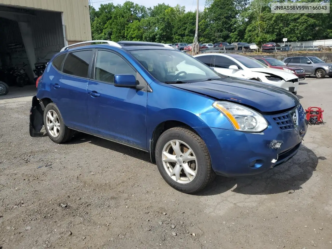 2009 Nissan Rogue S VIN: JN8AS58V99W166043 Lot: 63000695