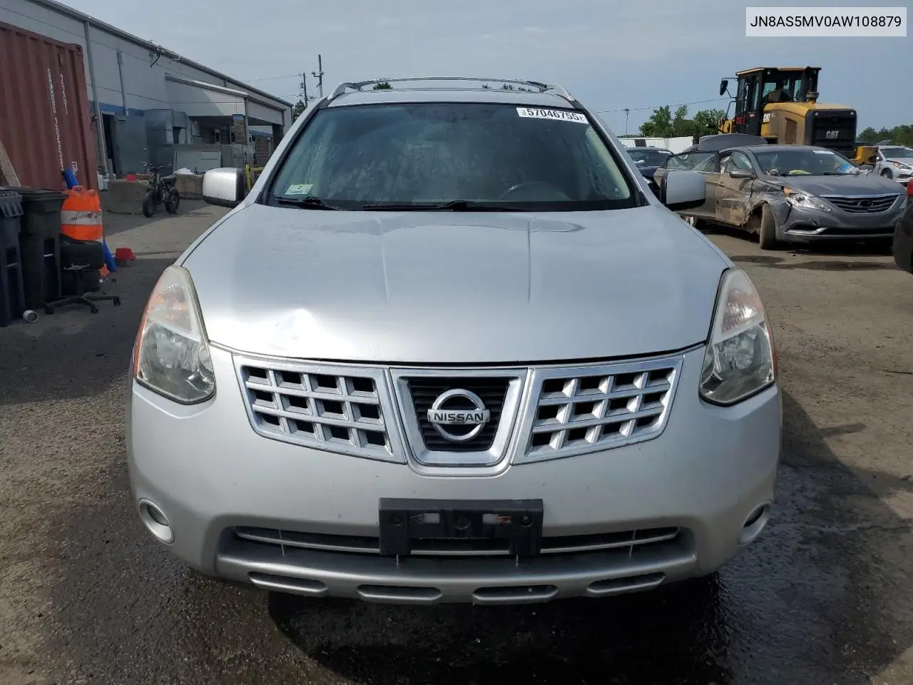 2010 Nissan Rogue S VIN: JN8AS5MV0AW108879 Lot: 57046755