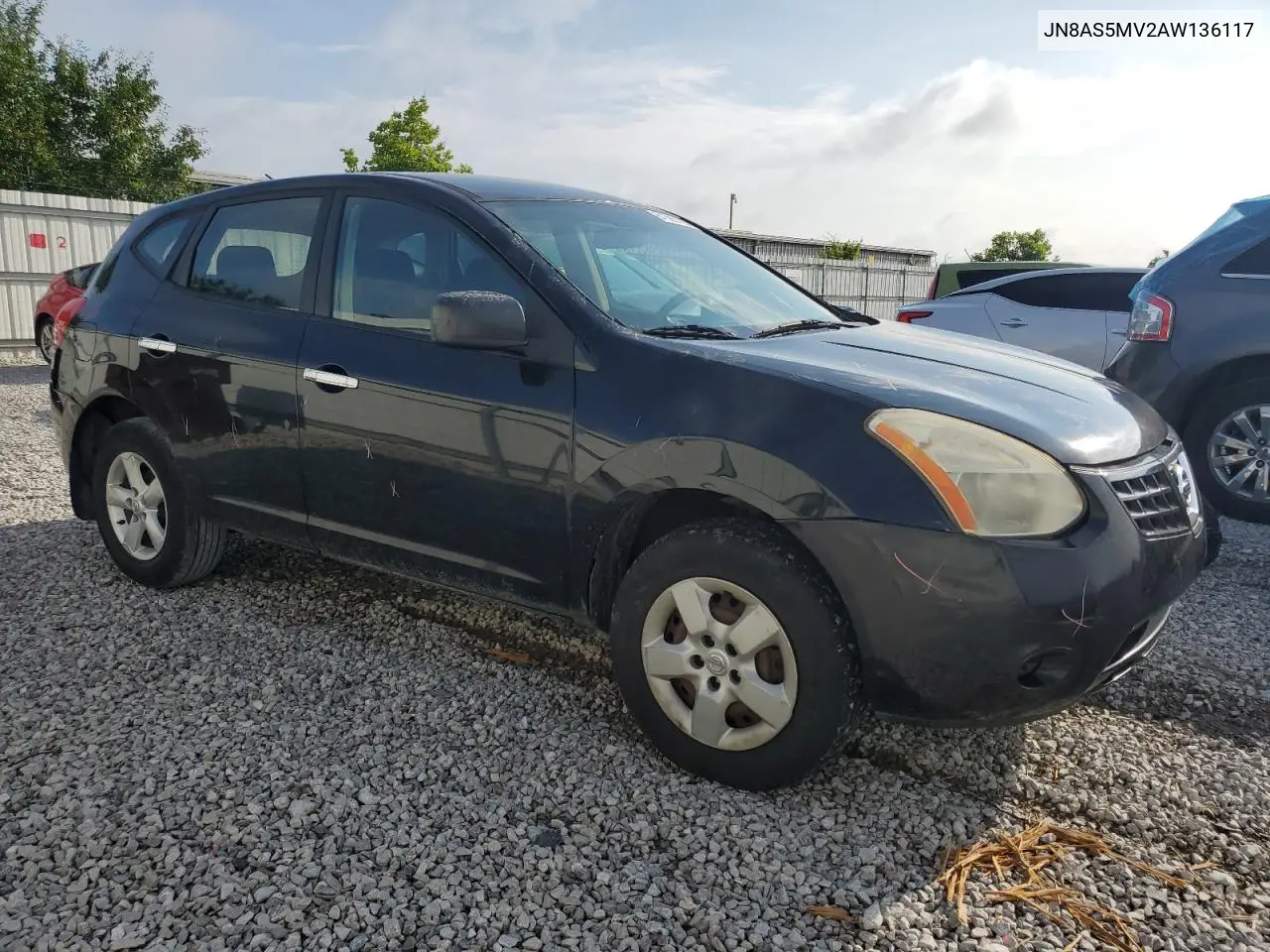 2010 Nissan Rogue S VIN: JN8AS5MV2AW136117 Lot: 61596165